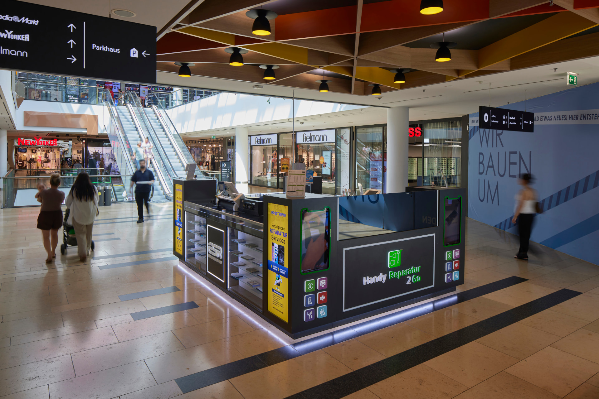 Servicepunkt von Handy Reparatur 2Go in den Köln Arcaden